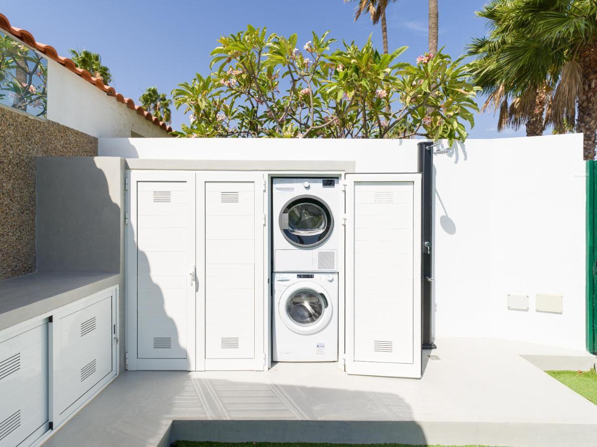 Aquarium Bungalow Private Jacuzzi, 3 Bedrooms, Ac And Bikes Maspalomas  Bagian luar foto